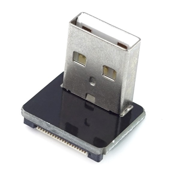 USB 2.0 Typ A Stecker, nach oben gewinkelt, für DIY USB Kabel