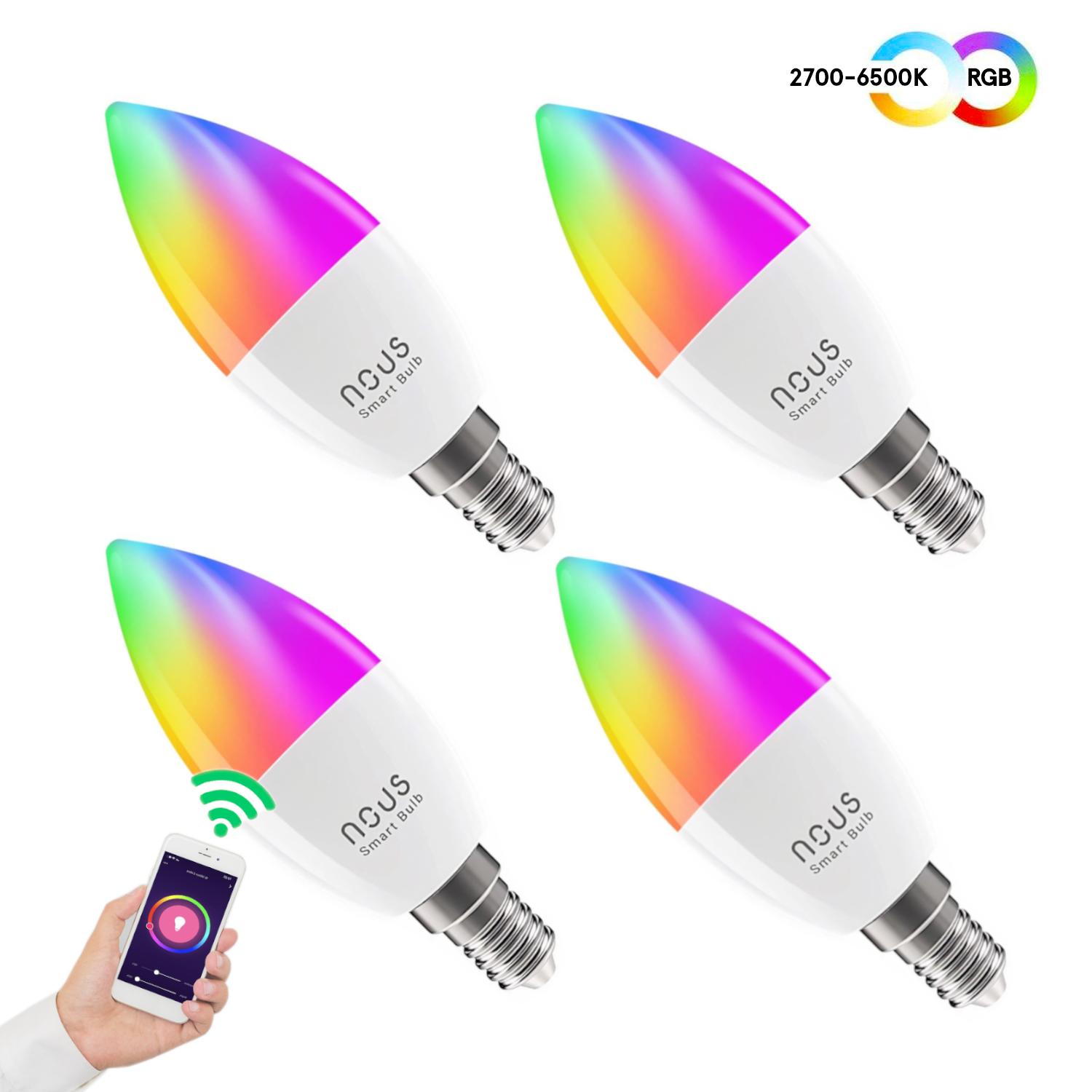 voordeel Verouderd noodsituatie Nous P4 Smarte WLAN Lampe RGB,... kaufen bei BerryBase