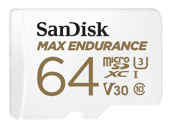 SanDisk Max Endurance microSDXC UHS-I U3 Speicherkarte + Adapter 64GB