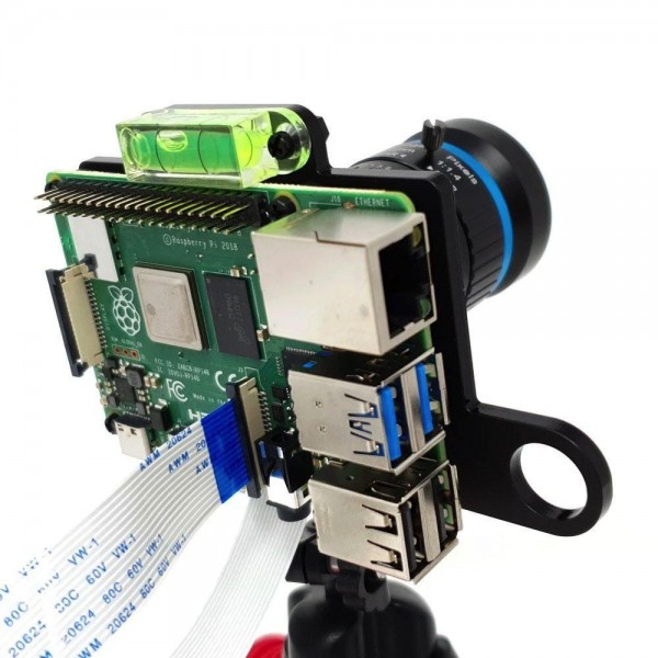 Pro Mounting Plate für High Quality Camera und Raspberry Pi 4 / 3 / 3B+