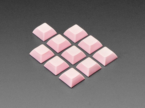 Pinke DSA Keycaps für MX-kompatible Schalter, 10er-Pack