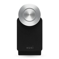 Nuki Smart Lock Pro 4..Gen: Matter & Thread kompatibles Smart Home Türschloss, schwarz