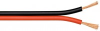 Lautsprecherkabel rot/schwarz CCA, 10 m, Querschnitt 2 x 0,75 mm&#178;