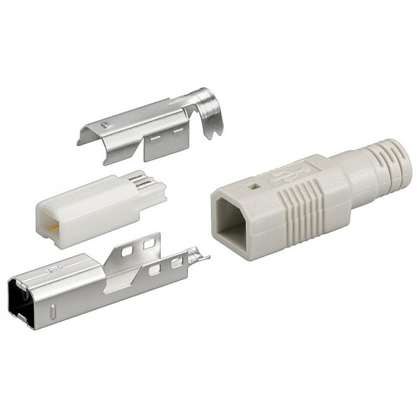 USB B-Stecker - Lötmontage