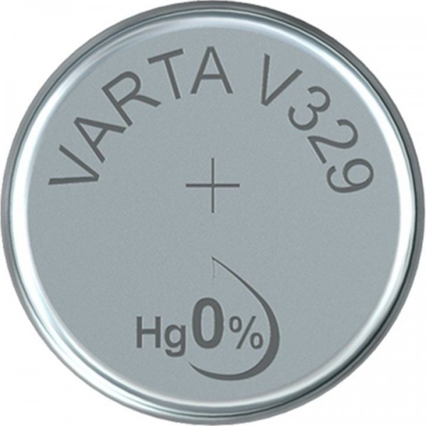 VARTA Silberoxid Uhrenbatterie V329