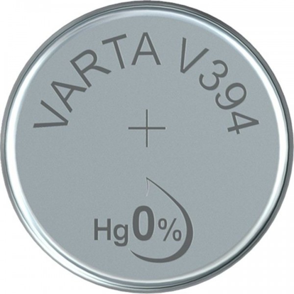 VARTA Silberoxid Uhrenbatterie V394 / SR45