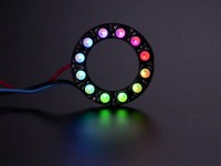 NeoPixel Ring - 12 x 5050 RGBW LEDs mit integrierten Treibern, Warmwei&#223;