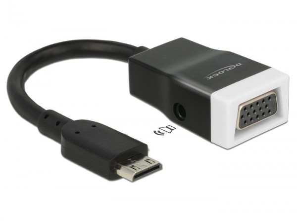 Mini HDMI C zu VGA Adapter inkl. Audioübertragung