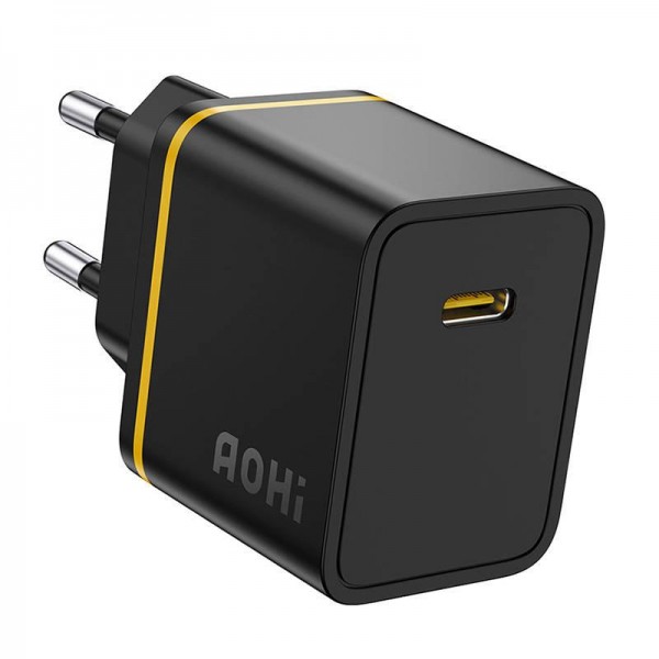 AOHI Fast Charger / Ladegerät, USB-C, 30W, schwarz
