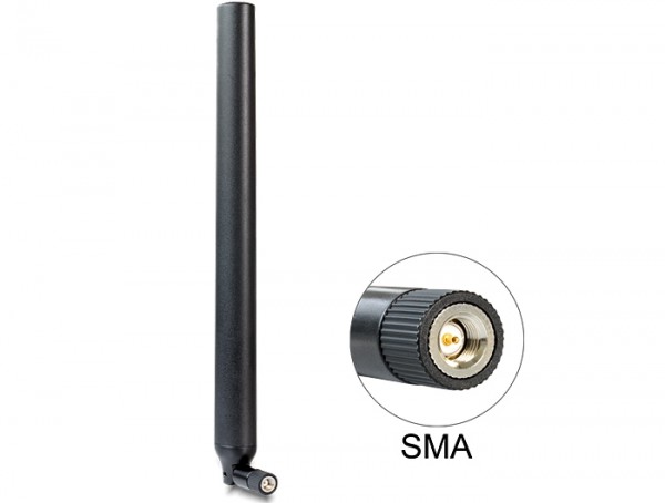 LTE Antenne SMA 0,1 ~ 4,5 dBi omnidirektional mit Kippgelenk