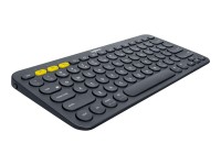 LOGITECH K380 Bluetooth Tastatur, dunkelgrau, DE Layout