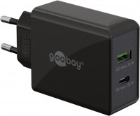 Goobay Dual USB-C PD (Power Delivery) Schnellladegerät (30 W) 