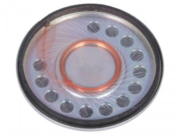 Mini Universal Lautsprecher, Mylar, 0,5W, 8Ω, 81dB, Ø28x4,7mm