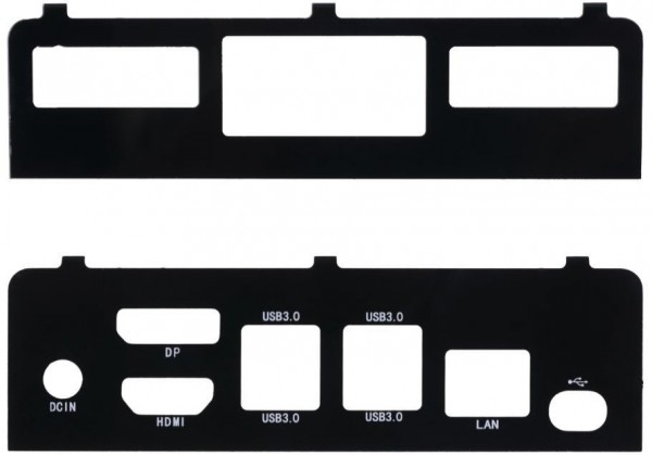 seeed Acryl-Seitenpaneele für NVIDIA Jetson Nano, re_computer Gehäuse, 1mm, Abstandshalter, schwarz