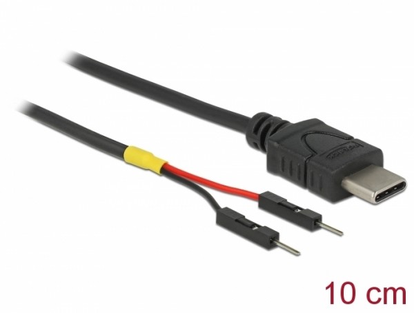 Kabel USB-C Stecker  2x Pfostenstecker einzeln zur Stromversorgung