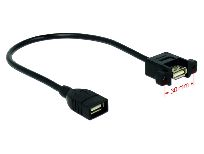 Kabel USB 2.0 A Buchse > USB kaufen bei BerryBase