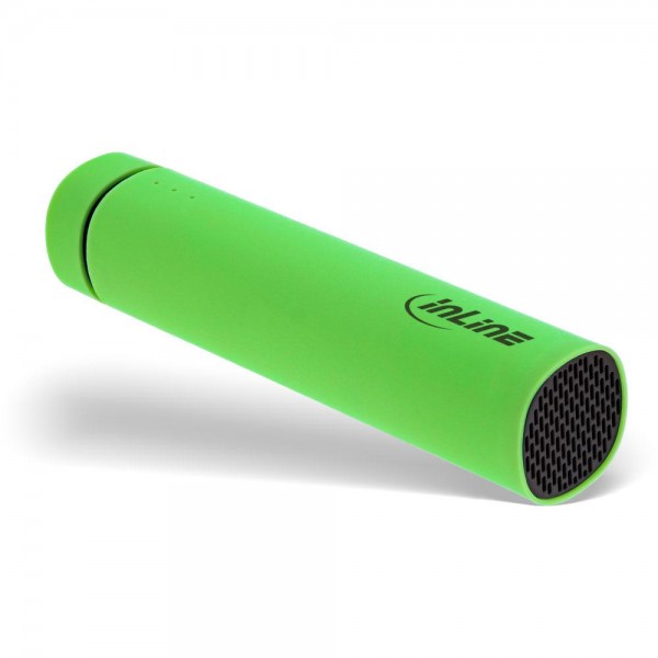 USB Soundbank &#150; Powerbank 2.200mAh, mit Lautsprecher und LED Statusanzeige - Farbe: grün, B-Ware