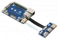 Waveshare Mini Base Board für Raspberry Pi 4B: Erweiterung mit USB, HDMI und Gigabit Ethernet