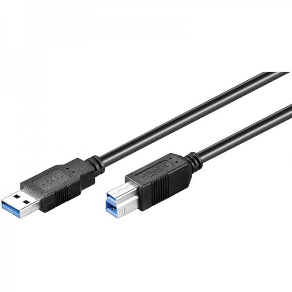 USB 3.0 SuperSpeed Kabel A Stecker &gt; B Stecker