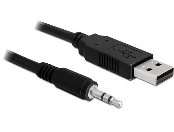 Adapterkabel USB - Seriell-TTL Stecker 3,5mm 3 Pin Klinke (3,3V) 1,80m
