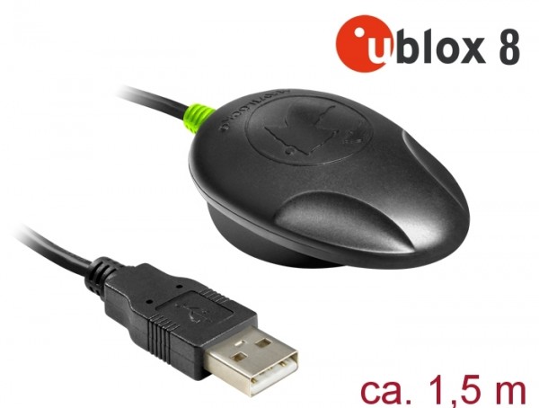 Navilock NL-82002U USB 2.0 Multi GNSS UDR Empfänger u-blox NEO-M8U 1,5 m