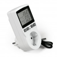 Digitales Steckdosen-Thermostat TCU-441, -40-120&#176;C, Kabel + Außenfühler