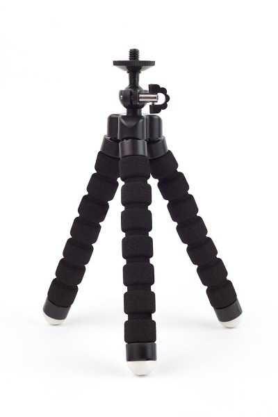 flexibles Mini-Stativ mit Kugelkopf, 175mm, schwarz