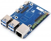 Waveshare CM4-zu-Pi-4B-Adapter: Quad-Core Cortex A72, 4 Kanal USB 3.0, PoE Header, eMMC-Funktion