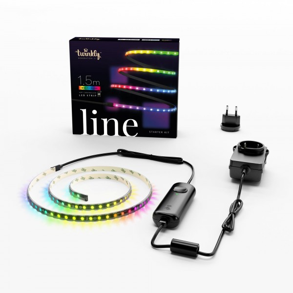 Twinkly Line Starter, LED-Stripe, Multicolor Edition, schwarz
