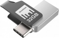 Strontium NITRO Plus OTG USB Typ C + Typ A Stick - Speicherkapazität: 32GB, B-Ware
