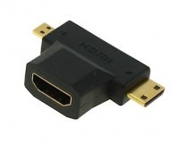 Mini / Micro HDMI T-Stück Adapter