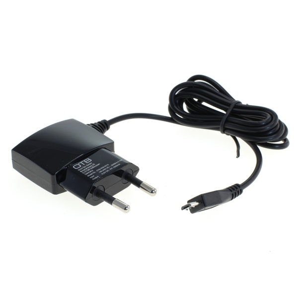 CSL 5V DC USB Ladeadapter Steckernetzteil Charger Netzteil Ladegerät 2000mA mit 1,5m Micro USB Kabel Schwarz universal einsetzbar 
