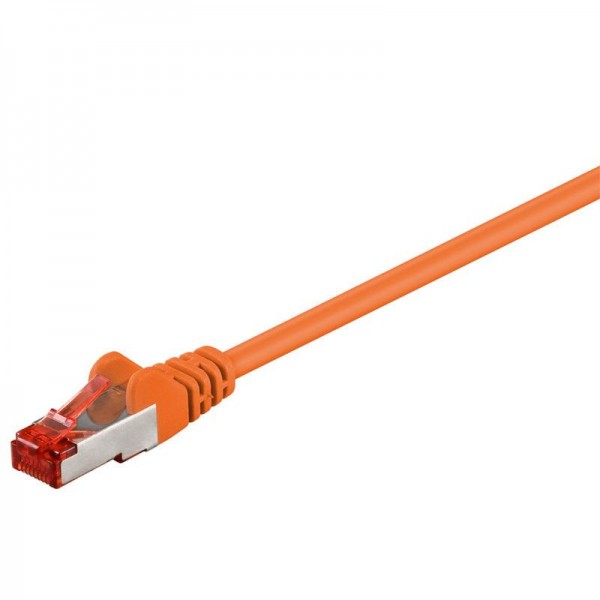 CAT 6 Netzwerkkabel, S/FTP, LS0H, orange