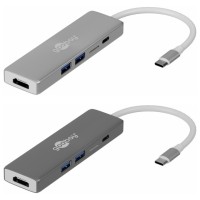 USB-C 3.1 Multiport Dock mit 2x USB 3.0, USB-C, HDMI, microSD