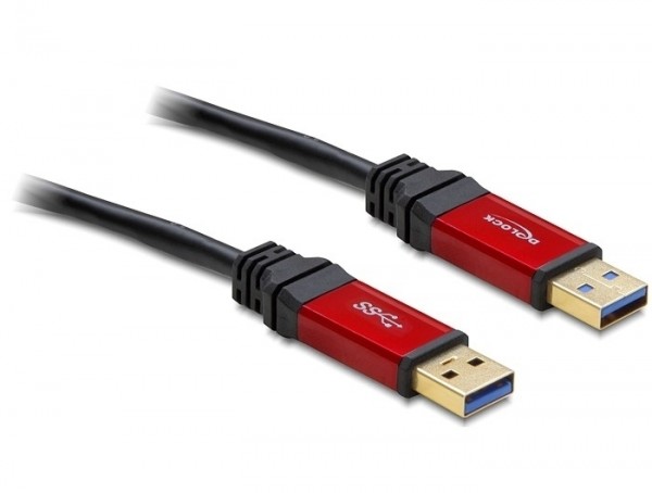 Kabel USB 3.0 A Stecker &gt; USB 3.0 A Stecker Premium Delock