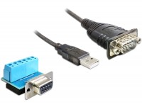 USB - RS422 / RS485 Konverterkabel mit FTDI Chipsatz und Terminalblock Adapter