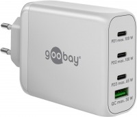 Goobay USB-C&#153; PD Multiport-Schnellladegerät 100W: Hochleistung, Weiß