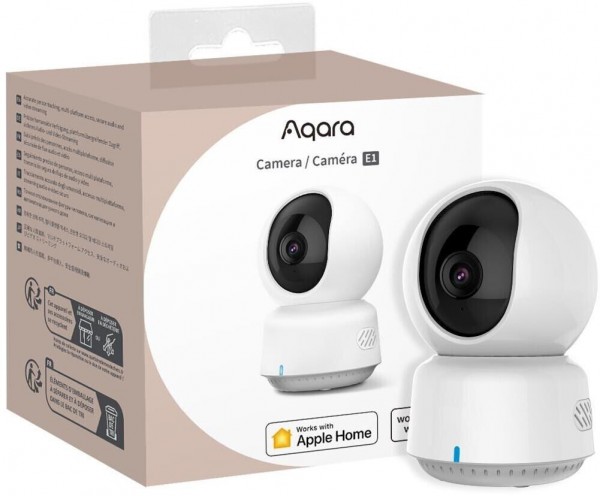 AQARA Camera E1; 2K-Sensor; f/2.0 Weitwinkelobjektiv; Personen- / Geräuscherkennung, Wifi 6