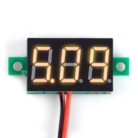 0,28" Mini Digital-Voltmeter mit LED Anzeige, 3,2-30V, 2-Wire, gelb
