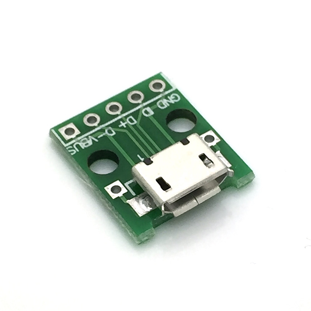 1 Stück Micro B Stecker USB Typ B Buchsen Breakout Modul für 