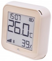 Shelly Plus H&T Gen3: Wi-Fi Luftfeuchtigkeits- und Temperatursensor, E-Ink Display, Ivory