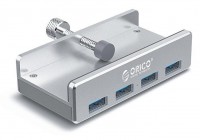 Orico Externer 4 Port USB 3.0 Hub Externer USB 3.0 4 Port Hub mit Feststellschraube