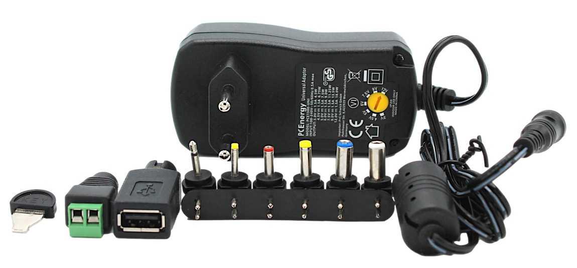 Universell Standard Ladegerät/Strom-Adapter/Steckdose-Netzteil 12V