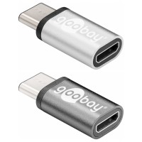 USB-C 3.0 Adapter, Metall, C Stecker  micro B Buchse