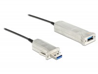 USB 3.0 SuperSpeed Aktives Optisches Verl&#228;ngerungskabel A Stecker &#150; A Buchse schwarz