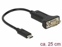 Adapter USB Type-C - 1 x Seriell DB9 RS-232
