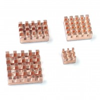 4 teiliges Kühlkörper Set für Raspberry Pi 5, Kupfer
