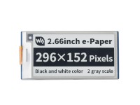 2,66 Zoll E-Paper E-Ink Display Modul f&#252;r Raspberry Pi Pico, 296&#215;152, schwarz/wei&#223;, SPI