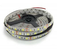 LED-Stripe, flexibel, 60 LEDs/m 5050, IP65, wei&#223;, 5m Rolle
