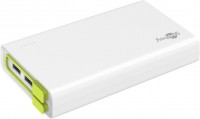 Powerbank 20.0 mit integriertem Micro USB Anschlusskabel und 3x USB, 20.000mAh, wei&#223;